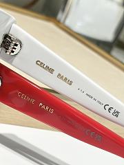 Celine Monochroms 07 Sunglasses in Acetate Red - 3