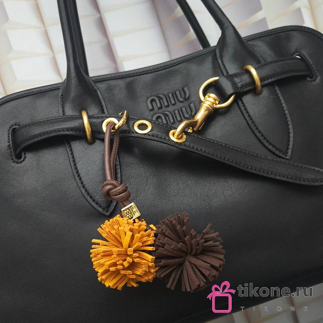 Miumiu Cognac/ Yellow Leather Micro Trick - 1