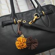 Miumiu Cognac/ Yellow Leather Micro Trick - 1