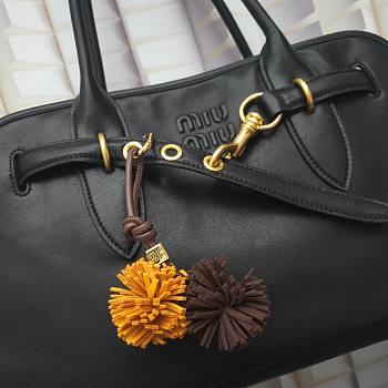 Miumiu Cognac/ Yellow Leather Micro Trick
