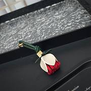 Miumiu Sand/ Red Leather Flower Micro Trick  - 5