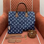 LV Speedy P9 Bandouliere 40 Navy - 40x26x23cm - 5