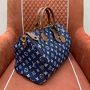 LV Speedy P9 Bandouliere 40 Navy - 40x26x23cm - 4
