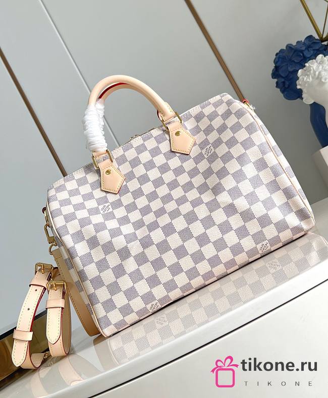 LV Speedy Bandouliere 30 Damier Azur N40592 - 30x21x17cm - 1