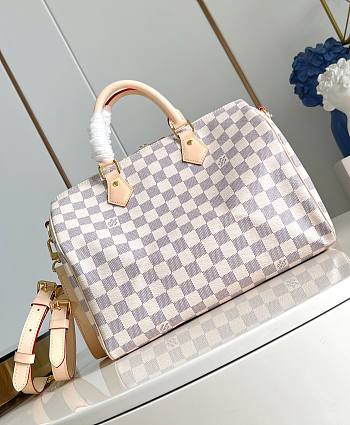 LV Speedy Bandouliere 30 Damier Azur N40592 - 30x21x17cm