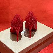 Christian Louboutin Red Leather Strass Degrade So Kate Pumps 10mm - 5