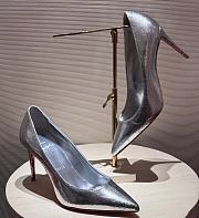 Christian Louboutin 85mm Kate Pumps Silver - 4