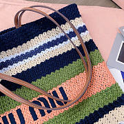 Miumiu Raffia-Effect Woven Tote Bag 17939 - 40x34x16cm - 5