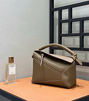 Loewe Small Puzzle Bag in Calfskin Tundra - 24x16.5x10.5cm - 3