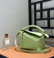 Loewe Small Puzzle Bag in Calfskin Light Pear - 24x16.5x10.5cm - 6