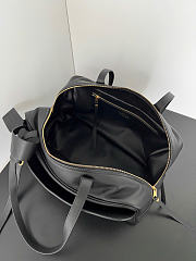 Balenciaga Carrie Bowling Bag Medium in Black Calfskin - 35.8x18.7x16.5cm - 4