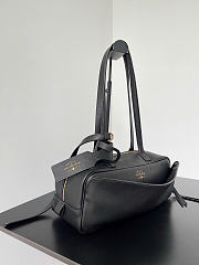 Balenciaga Carrie Bowling Bag Small in Black Calfskin - 30.9x11.9x11.9cm - 6