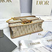 Dior 30 Montaigne Chain Bag Natural Dior Oblique Jacquard - 25x16.5x9cm - 6