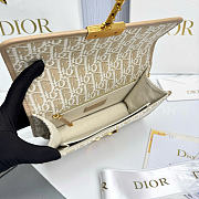 Dior 30 Montaigne Chain Bag Natural Dior Oblique Jacquard - 25x16.5x9cm - 5