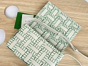 Bottega Veneta Intrecciato Cassette Crossbody Bag White Green - 23x15x6cm - 6