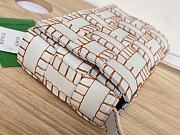 Bottega Veneta Intrecciato Cassette Crossbody Bag White Brown - 23x15x6cm - 5