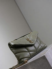 YSL Toy Loulou Puffer In Nappa Leather Light Musk - 22.5x16x8cm - 3