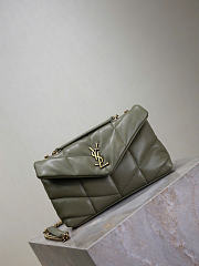 YSL Toy Loulou Puffer In Nappa Leather Light Musk - 22.5x16x8cm - 4