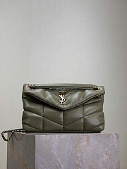 YSL Loulou Puffer Small In Nappa Leather Light Musk - 29x17x11cm - 1