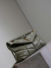 YSL Loulou Puffer Small In Nappa Leather Light Musk - 29x17x11cm - 4