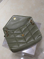 YSL Loulou Puffer Small In Nappa Leather Light Musk - 29x17x11cm - 3