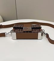 Fendi Baguette Trunk Bag Zucca Coated Canvas - 19×4×11cm - 4