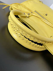 Balenciaga Le City Bag Medium in Yellow Arena Lambskin - 38x24x13cm - 5
