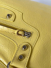 Balenciaga Le City Bag Medium in Yellow Arena Lambskin - 38x24x13cm - 3