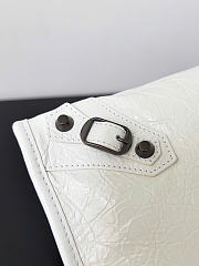 Balenciaga Le City Bag Medium in White Arena Lambskin - 38x24x13cm - 5