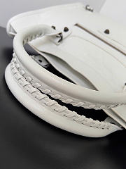 Balenciaga Le City Bag Medium in White Arena Lambskin - 38x24x13cm - 4