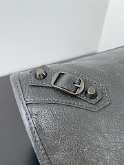 Balenciaga Le City Bag Medium in Gray Lambskin - 38x24x13cm - 5