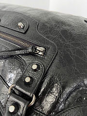 Balenciaga Le City Bag Medium in Black Arena Lambskin - 38x24x13cm - 2