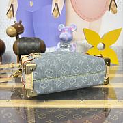 LV Side Trunk MM Denim Washed Gray M13285 - 23.5x16x8.5cm - 6