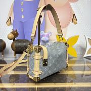 LV Side Trunk MM Denim Washed Gray M13285 - 23.5x16x8.5cm - 4
