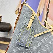 LV CarryAll MM Monogram Denim Washed Gray M13289 - 39x30x15cm - 2