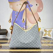 LV CarryAll MM Monogram Denim Washed Gray M13289 - 39x30x15cm - 5