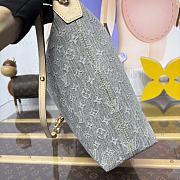 LV Coussin Hobo MM Monogram Denim Washed Gray M13390 - 38x33x10cm - 6