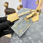 LV Speedy Soft 30 Monogram Denim Washed Gray M13344 - 30x21x17cm - 5