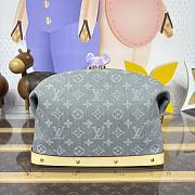 LV Cosmetic Pouch GM Monogram Denim Washed Gray M13750 - 27x18x9cm - 3