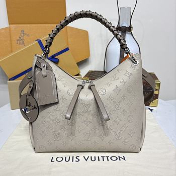 LV Beaubourg Hobo MM Mahina Gray - 32x17x26cm