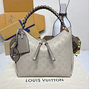 LV Beaubourg Hobo MM Mahina Gray - 32x17x26cm - 2
