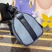 LV Keepall Bandouliere 25 Sky Blue M14681 - 25x15x11cm - 6
