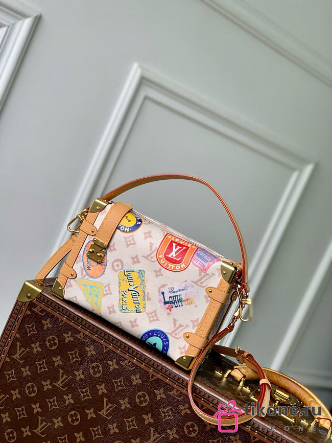 LV Side Trunk MM Monogram Dune Canvas M14606 - 23.5x16x8.5cm - 1
