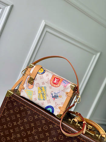 LV Side Trunk MM Monogram Dune Canvas M14606 - 23.5x16x8.5cm