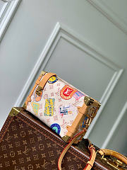 LV Side Trunk MM Monogram Dune Canvas M14606 - 23.5x16x8.5cm - 6