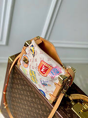 LV Side Trunk MM Monogram Dune Canvas M14606 - 23.5x16x8.5cm - 5