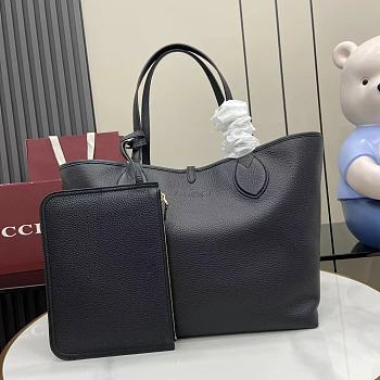 Gucci Totissima Large Reversible Tote Black - 30(50)x27x23cm