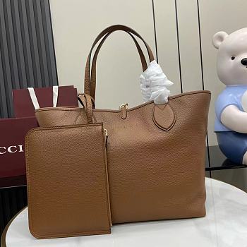Gucci Totissima Large Reversible Tote Brown - 30(50)x27x23cm