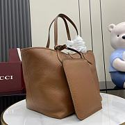 Gucci Totissima Large Reversible Tote Brown - 30(50)x27x23cm - 2