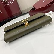 Gucci Softbit Continental Wallet Green - 19x10x3.5cm - 6